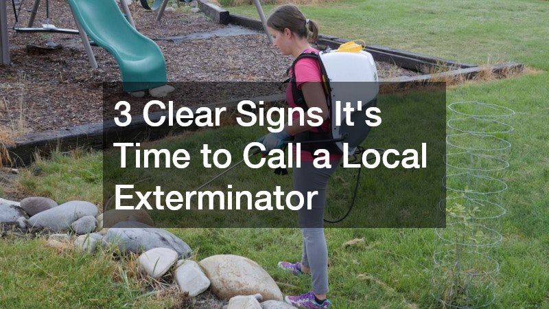 3 Clear Signs Its Time to Call a Local Exterminator